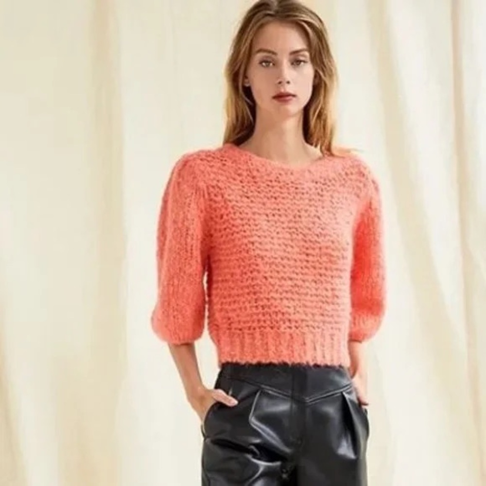 Aritzia Le Fou Coral Lindy Knit Sweater - size XXS